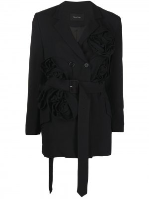 Пиджак с аппликацией Simone Rocha. Цвет: черный