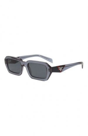 Солнцезащитные очки Prada. Цвет: серый