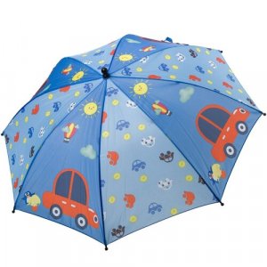 Зонт-трость , голубой BONDIBON. Цвет: голубой