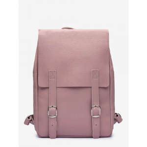 Рюкзак, фактура зернистая, розовый, бежевый LOKIS. Цвет: бежевый/розовый
