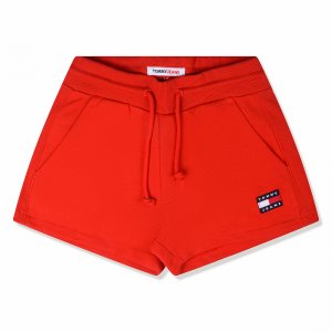 Badge Sweatshort Tommy Jeans. Цвет: красный