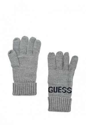 Перчатки Guess. Цвет: серый