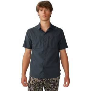 Рубашка с короткими рукавами trail sender , цвет dark storm Mountain Hardwear