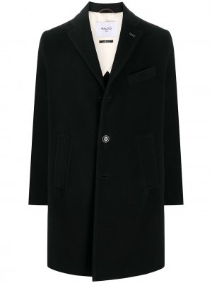 Короткое однобортное пальто Paltò. Цвет: черный