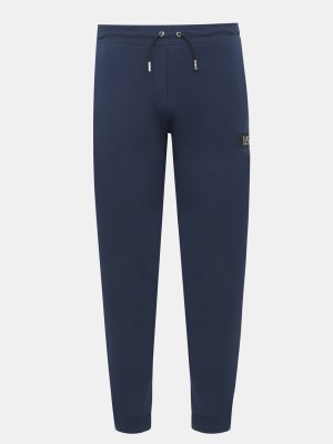 Спортивные брюки EA7 Emporio Armani. Цвет: темно-синий