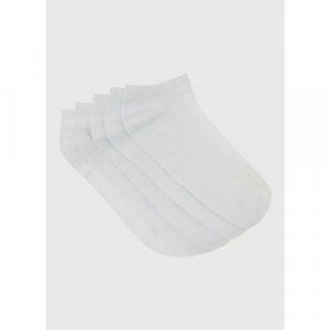 Носки OSTIN, 5 пар, размер 45-47, белый O'STIN. Цвет: белый