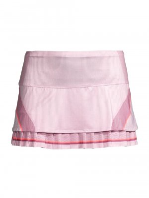 Многослойные мини-короткие теннисные шорты Plum & Soft Berry K-Swiss