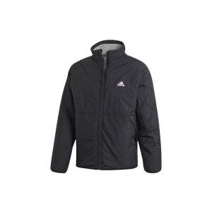 Sherpa Reversible Cotton Jacket With Logo Men Outerwear Medium-Hemp-Grey GF0051 Adidas