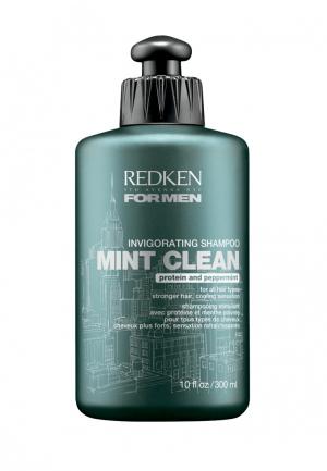 Шампунь Mint Clean Redken. Цвет: зеленый