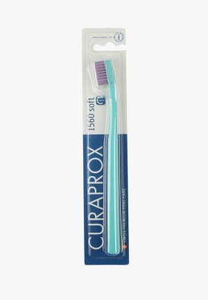 Зубная щетка Curaprox щетина soft, d 0,15 мм. Цвет: бирюзовый