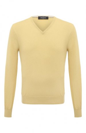 Кашемировый пуловер Gran Sasso. Цвет: жёлтый