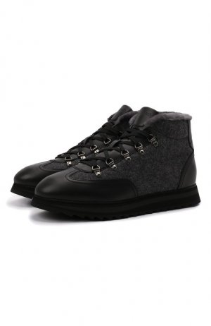 Комбинированные ботинки Doucals Doucal's. Цвет: серый