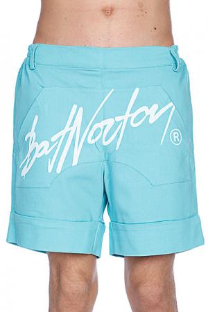 Шорты Unisex Basic Shorts Turquoise Bat Norton. Цвет: голубой