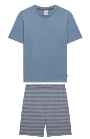 Пижама Sanetta. Цвет: синий