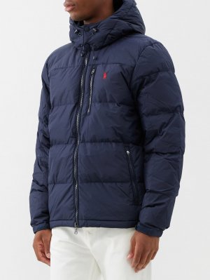 Утепленная куртка из переработанного волокна с вышитым логотипом , синий Polo Ralph Lauren