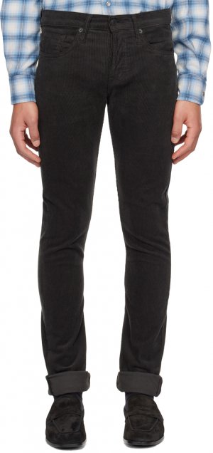 Черные зауженные джинсы Tom Ford