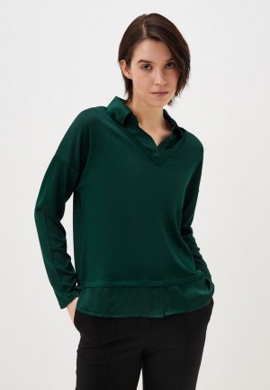 Пуловер Zolla. Цвет: зеленый