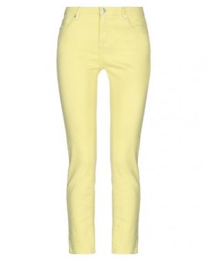 Джинсовые брюки Z.O.E. ZONE OF EMBROIDERED. Цвет: желтый