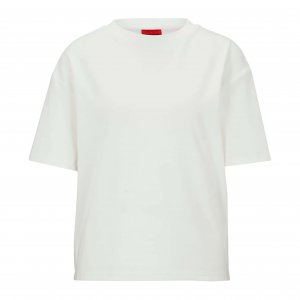 Домашняя футболка Logo Loungewea Cotton, Modal And Stretch, белый Hugo