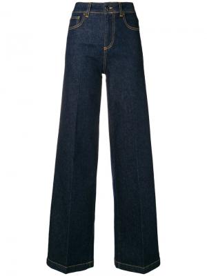 Широкие джинсы Oliver Semicouture. Цвет: синий
