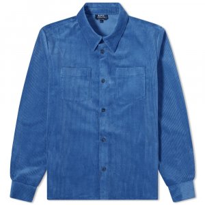 Джо Вельветовая рубашка, синий A.P.C.