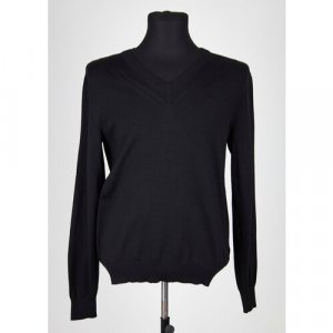Пуловер , размер 52, черный Christian Dior. Цвет: черный