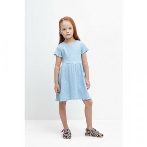 Платье, размер 56/110, голубой crockid. Цвет: голубой