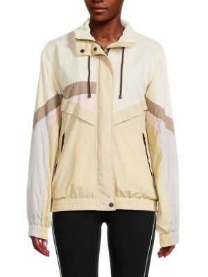 Куртка с цветными блоками на молнии спереди Noize, цвет Oyster NOIZE