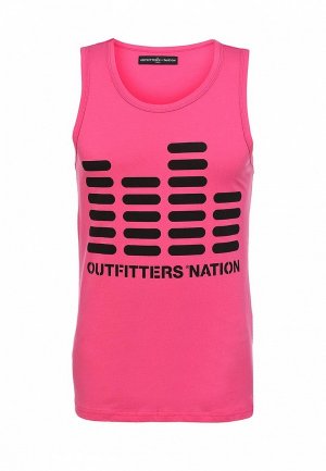 Майка Outfitters Nation OU002EMBNO46. Цвет: розовый