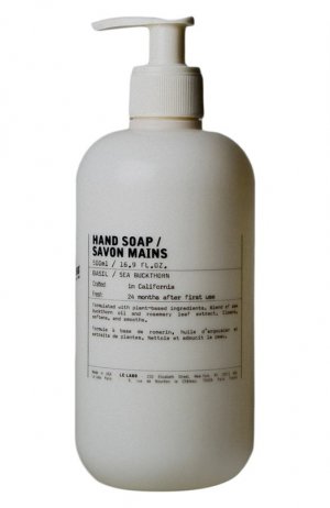 Жидкое мыло для рук Basil (500ml) Le Labo. Цвет: бесцветный