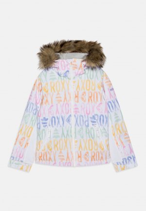 Куртка для сноуборда JET SKI GIRL , цвет bright white sapin Roxy