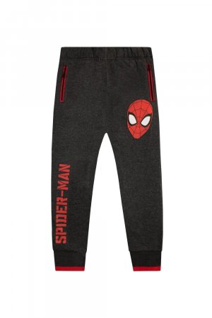 Джоггеры Spiderman с карманами на молнии , серый Marvel