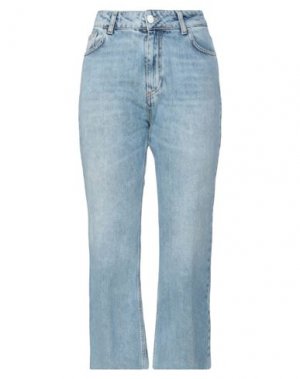 Джинсовые брюки EMMA & GAIA. Цвет: синий