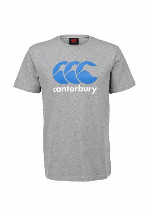 Футболка Canterbury CA013EMAWZ00. Цвет: серый