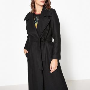 Пальто длинное CARMEN LA BRAND BOUTIQUE COLLECTION. Цвет: черный