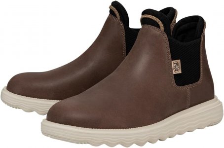 Ботинки Челси Branson Craft Leather Boot , цвет Coffee Hey Dude