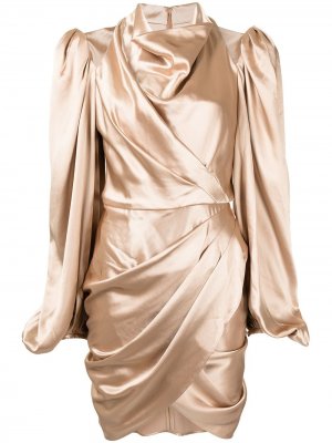 Платье Jefferson с эффектом металлик Acler. Цвет: золотистый