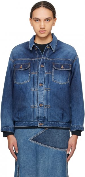 Синяя джинсовая куртка SS 101XX Visvim