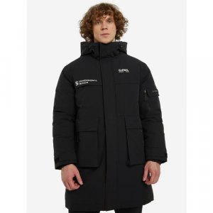 Парка Mens jacket, размер 54, черный Camel. Цвет: черный