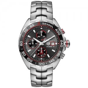 Наручные часы CAZ201D.BA0633, серый, красный TAG Heuer. Цвет: серый