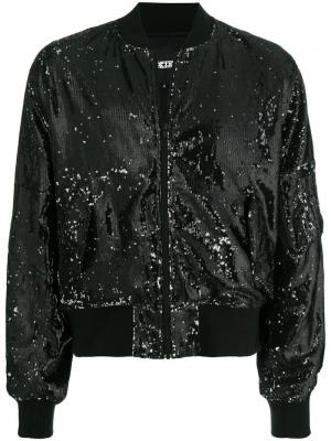 Limited Edition sequin bomber jacket KTZ. Цвет: черный