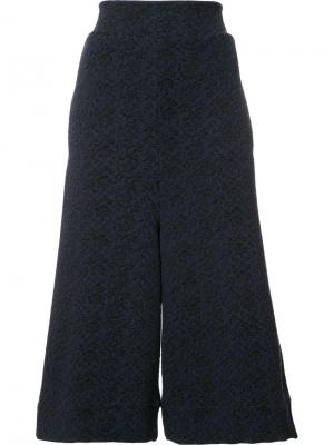 Укороченные расклешенные брюки Vivienne Westwood Anglomania. Цвет: синий