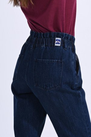 Длинные джинсовые брюки с рюшами , темно-синий Molly Bracken