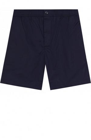 Плавки-шорты с логотипом бренда Moncler Enfant. Цвет: синий