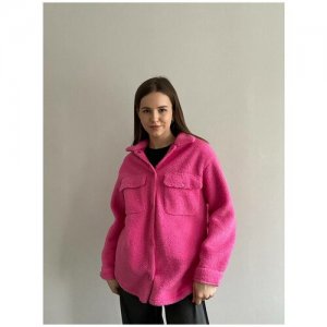 Куртка весенняя детская - подростковая Sherpa 7 Одёжек. Цвет: розовый