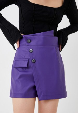 Юбка-шорты Loo Ru. Цвет: фиолетовый