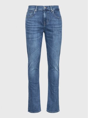 Узкие зауженные джинсы , синий 7 For All Mankind