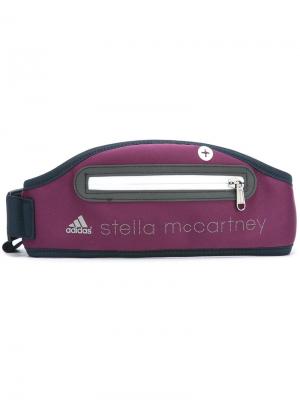 Ремень с карманом на молнии Adidas By Stella Mccartney. Цвет: розовый и фиолетовый