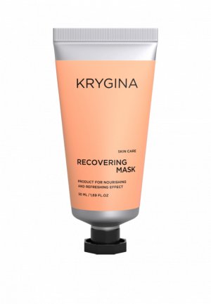 Маска для лица Krygina Cosmetics освежающая экспресс со скваланом RECOVERING MASK, 50 мл. Цвет: оранжевый
