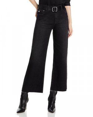 Укороченные джинсы Saige с высокой посадкой и широкими штанинами (6 лет) Grandiose , цвет Black AG
